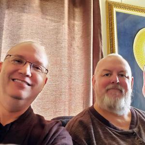 Cheolsoeng with his root teacher, Most Ven. Wonji Dharma