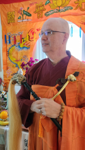Ven. Myeong'il at Lotus Heart Zendo